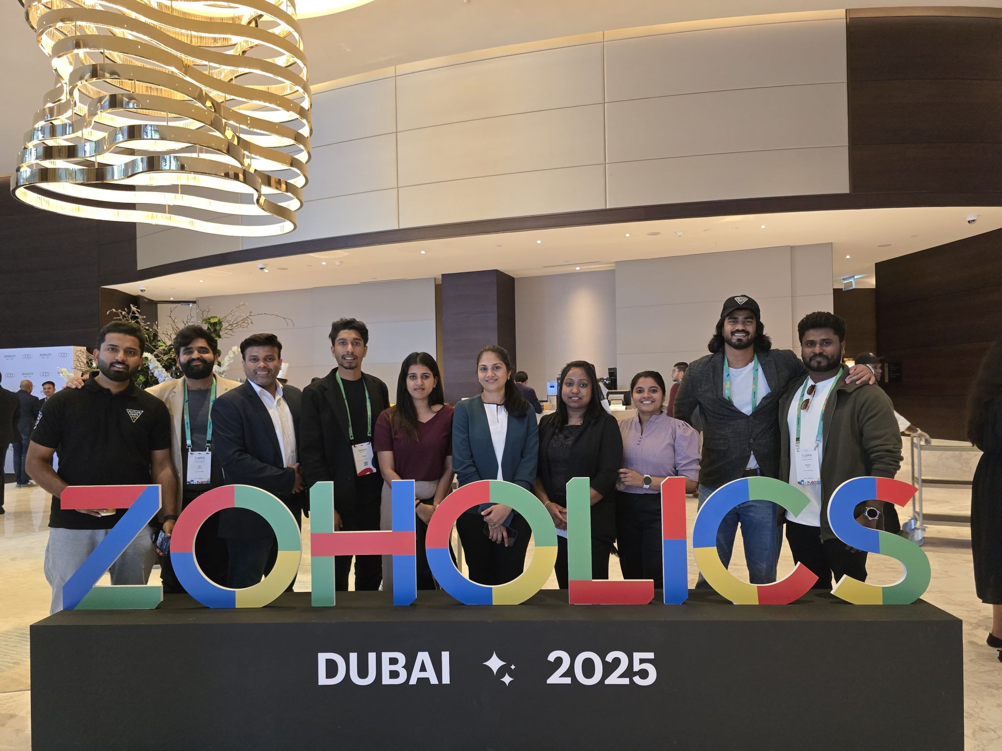 Nurture Spark team at Zoholics Dubai 2025